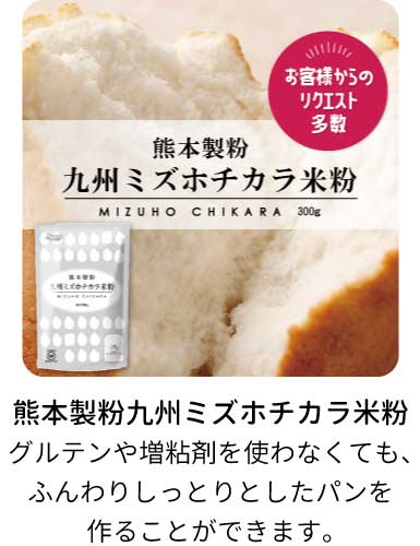 九州ミズホチカラ米粉