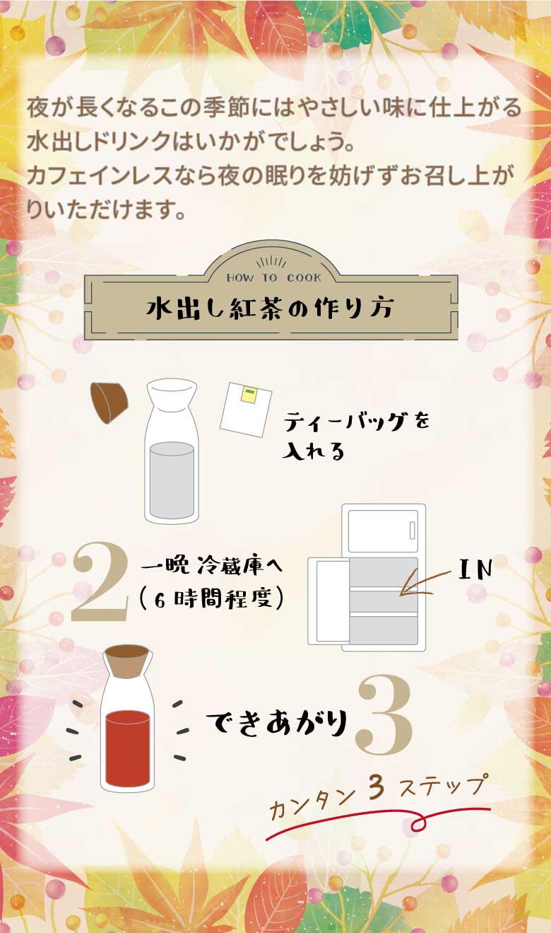 水出し紅茶の作り方