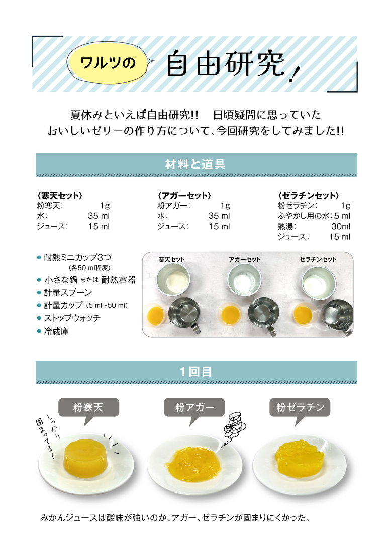 ワルツの自由研究！