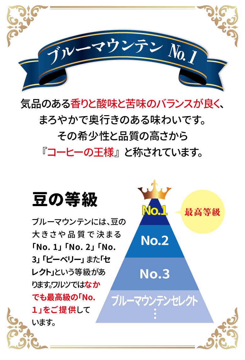 ブルーマウンテン豆グレード