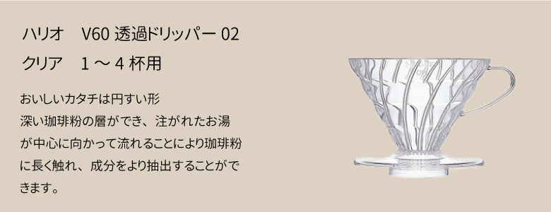 ハリオV60ドリッパー