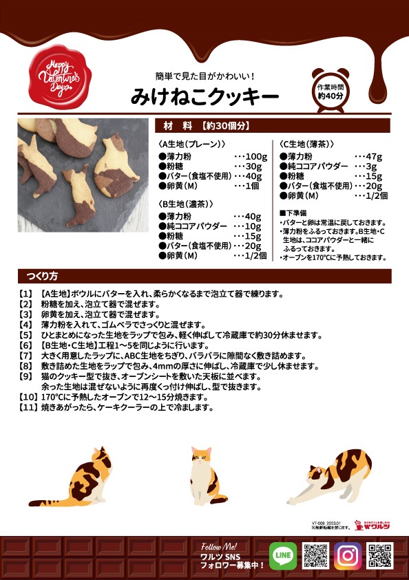 【VT-008】みけねこクッキー