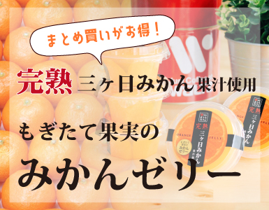 ワルツ　完熟みかんゼリー（三ケ日みかん果汁使用）　150ｇ