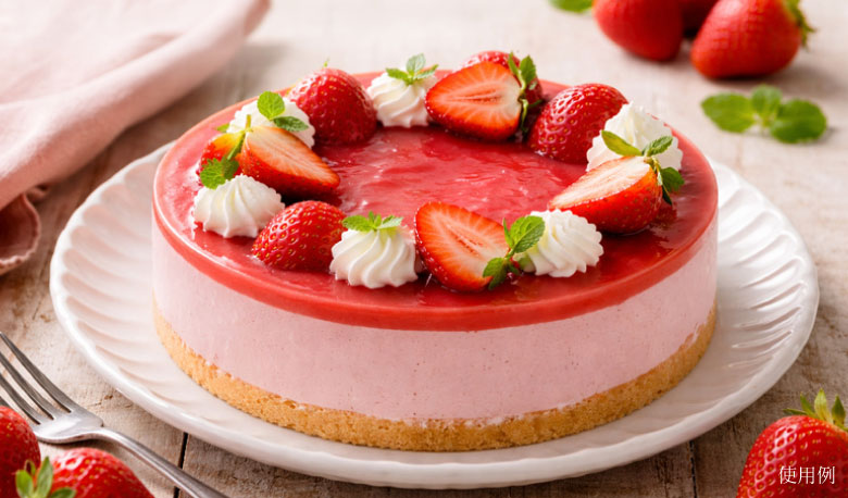 いちごのババロア